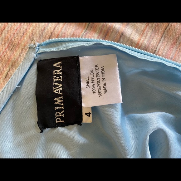 Blue sparkly gown - Picture 5 of 5